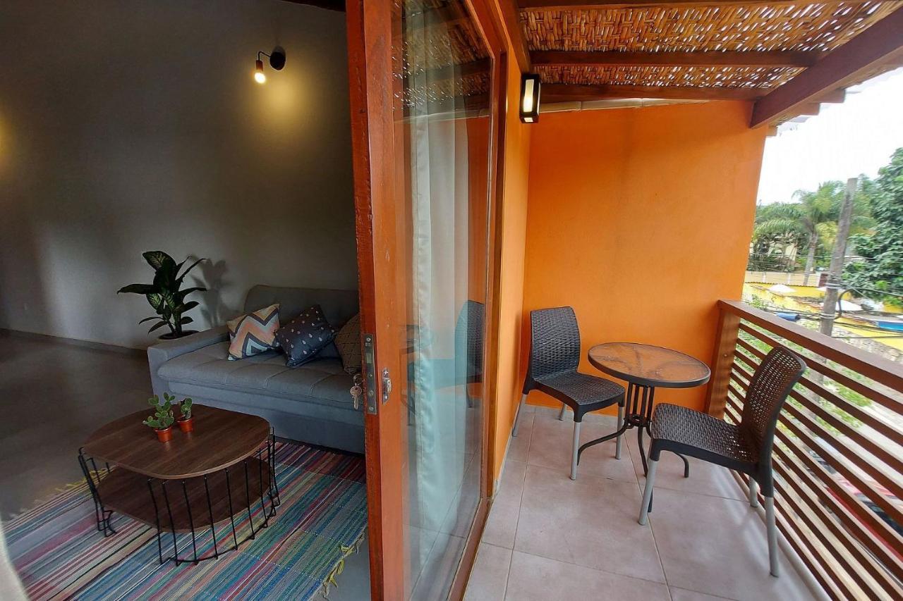 Sapeca - Novo Flat C/ Piscina, 50Mts Da Praia, Churrasqueira Privativa, Ar Con, Wi-Fi, Netflix, Garagem باراتي المظهر الخارجي الصورة