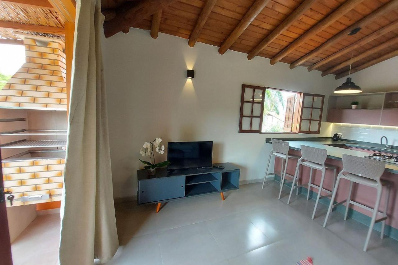Sapeca - Novo Flat C/ Piscina, 50Mts Da Praia, Churrasqueira Privativa, Ar Con, Wi-Fi, Netflix, Garagem باراتي المظهر الخارجي الصورة